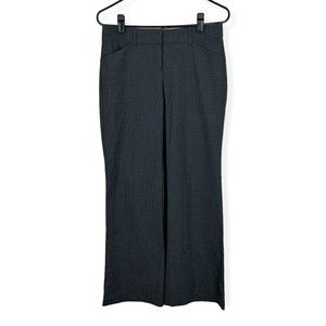 Theory Women's Tailor Max C Dress Pants Wool Blend Charcoal Size 2 80001297